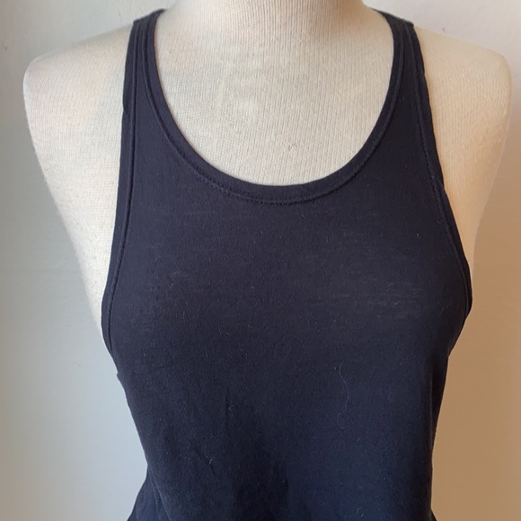 Frame Cotton Black Tank Top S - Picture 4 of 5